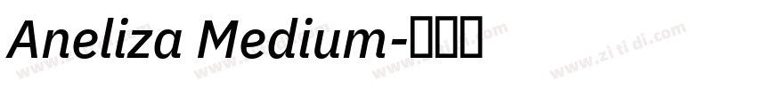Aneliza Medium字体转换